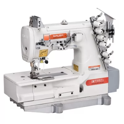 Máy viền đầu bằng đánh bông 4 kim 6 chỉ Siruba F007K-W922-460/FW-5